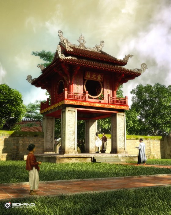 HÀ NỘI CỔ KÍNH ĐẸP MÊ HỒN QUA KỸ XẢO 3D